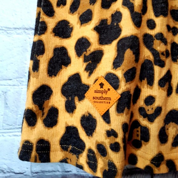 Simply Southern Sequin Dress LEOPARD - Picture 4 of 8